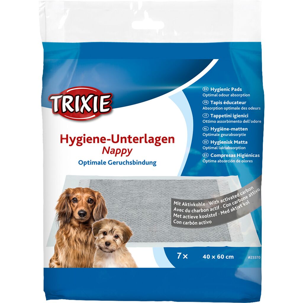 Hygiene-Unterlage Nappy mit Aktivkohle-Pfoten Feinstes