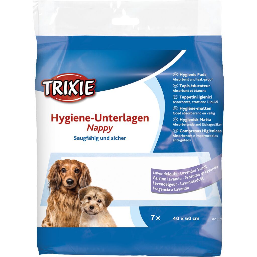 Hygiene-Unterlage Nappy mit Lavendelduft-Pfoten Feinstes