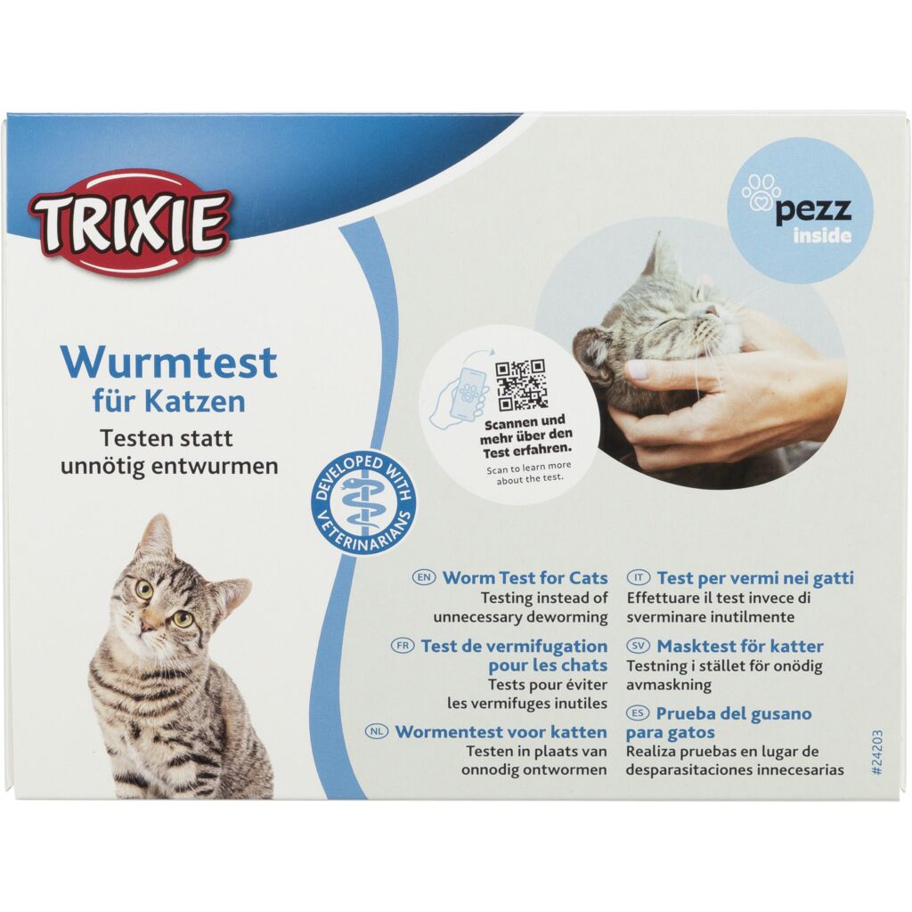 Wurmtest für Katzen-Pfoten Feinstes