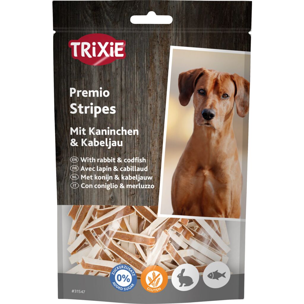 Stripes mit Kaninchen & Kabeljau-Pfoten Feinstes