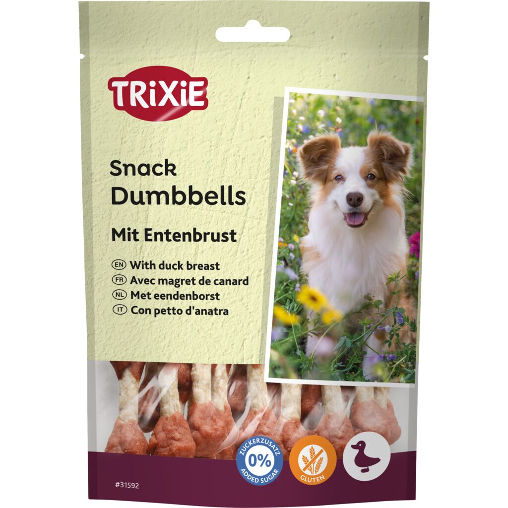 Dumbbells mit Entenbrust-Pfoten Feinstes