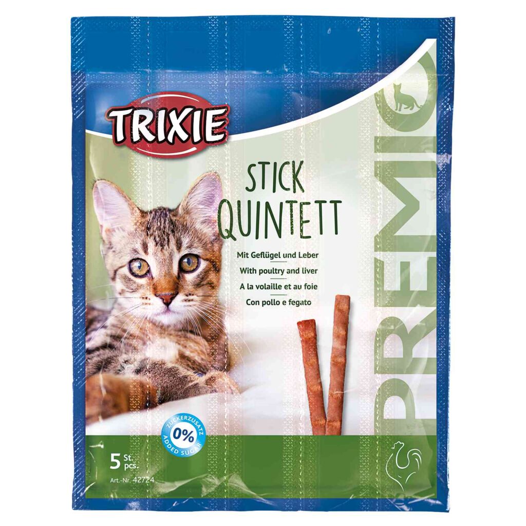 Premio Sticks Quintett mit Geflügel & Leber-Pfoten Feinstes