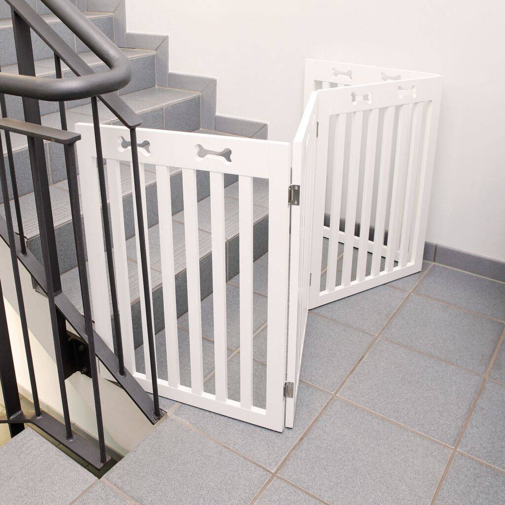 Hunde-Absperrgitter, 4-teilig-Pfoten Feinstes