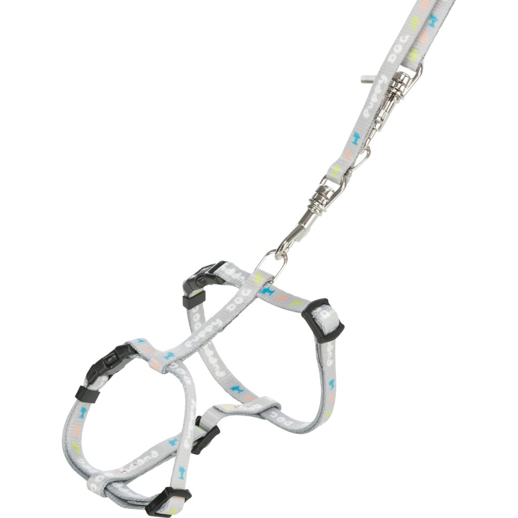 Junior Welpen-H-Geschirr mit Leine-Pfoten Feinstes