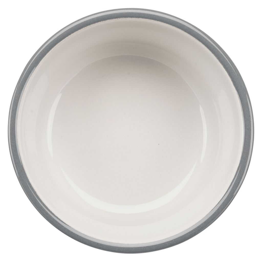 Napf-Set, Keramik/Metall-Pfoten Feinstes