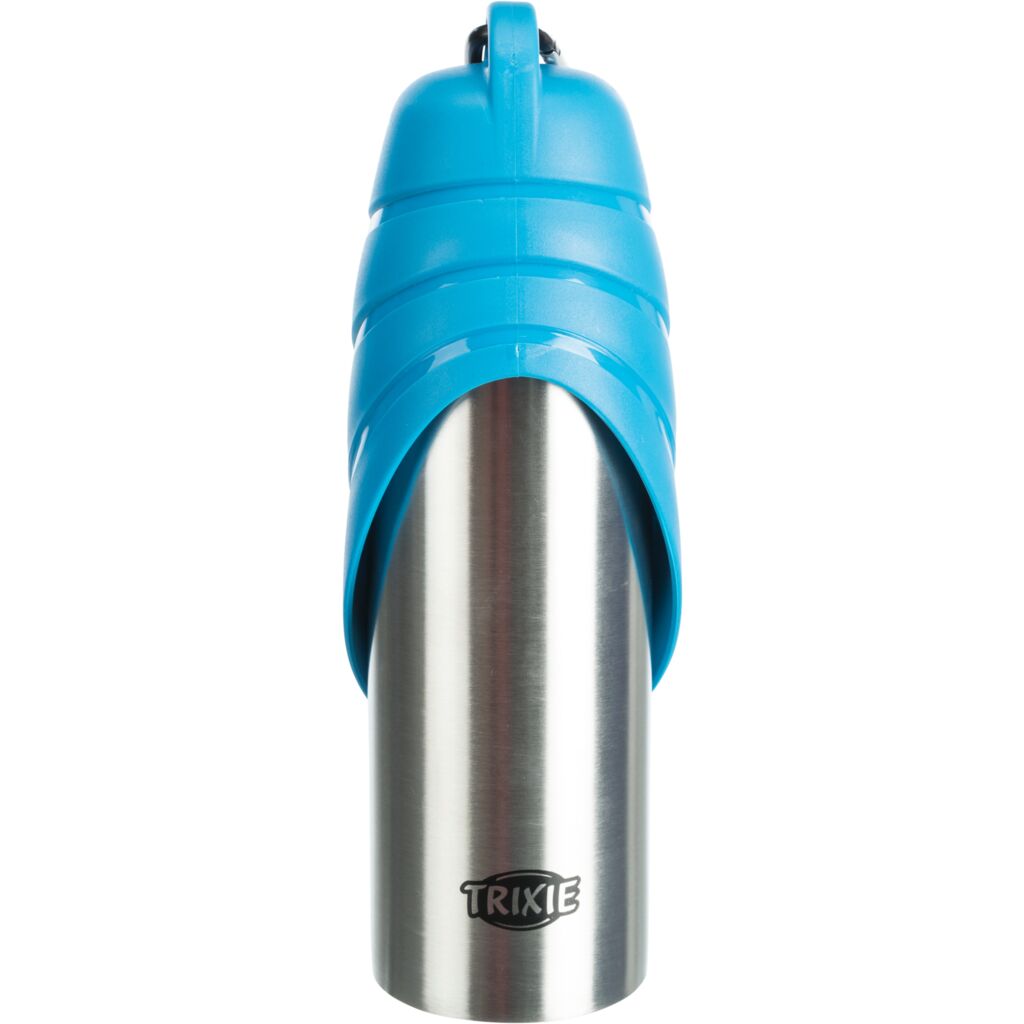 Edelstahl Flasche mit Trinknapf-Pfoten Feinstes