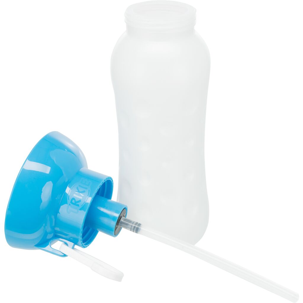 Kunststoff Flasche mit Trinknapf-Pfoten Feinstes