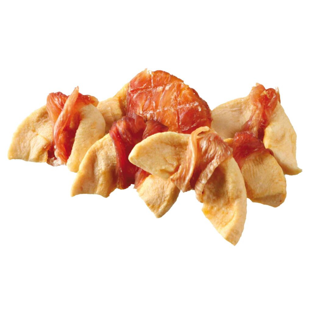 Bites mit Hühnerbrust & Apfel-Pfoten Feinstes