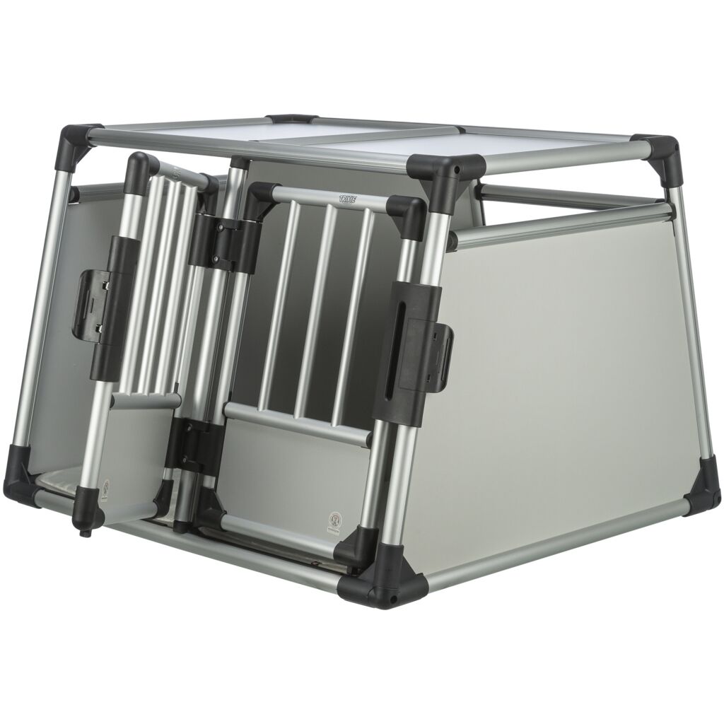 Doppel-Transportbox, Aluminium-Pfoten Feinstes
