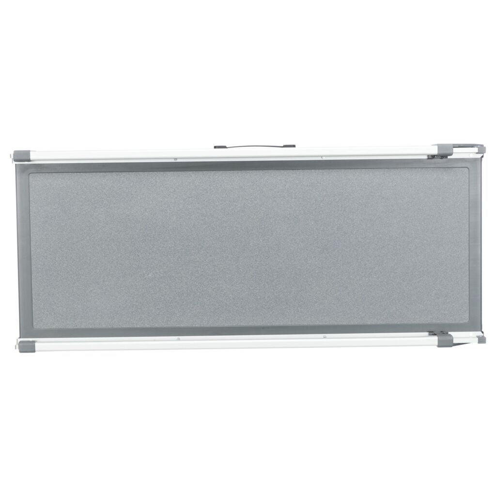 2-fach Teleskop-Rampe, Aluminium/Sandpapier-Pfoten Feinstes