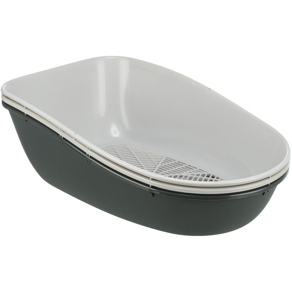 Katzentoilette Berto, 3tlg., mit Trennsystem-Pfoten Feinstes