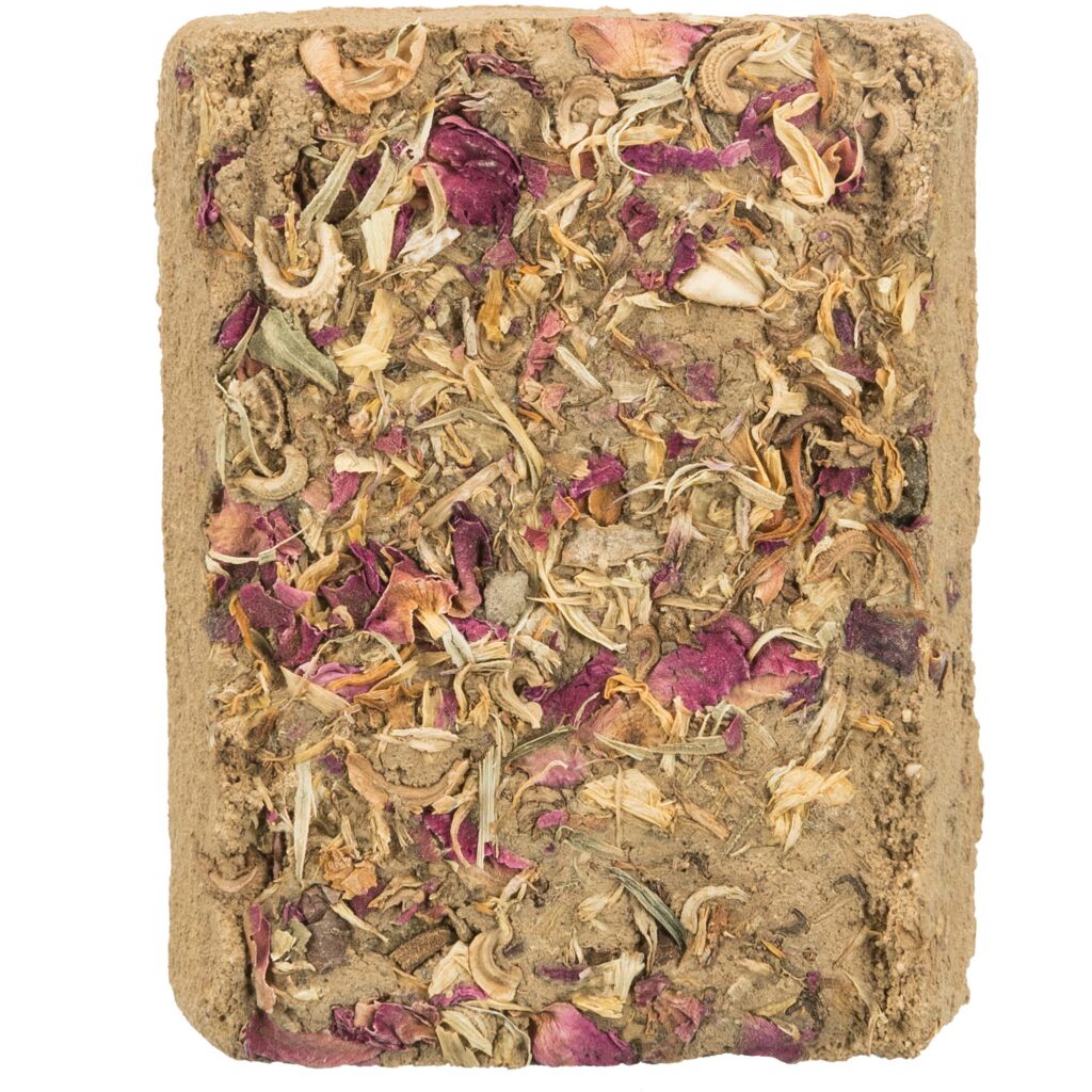 Lehmstein mit Blüten-Pfoten Feinstes