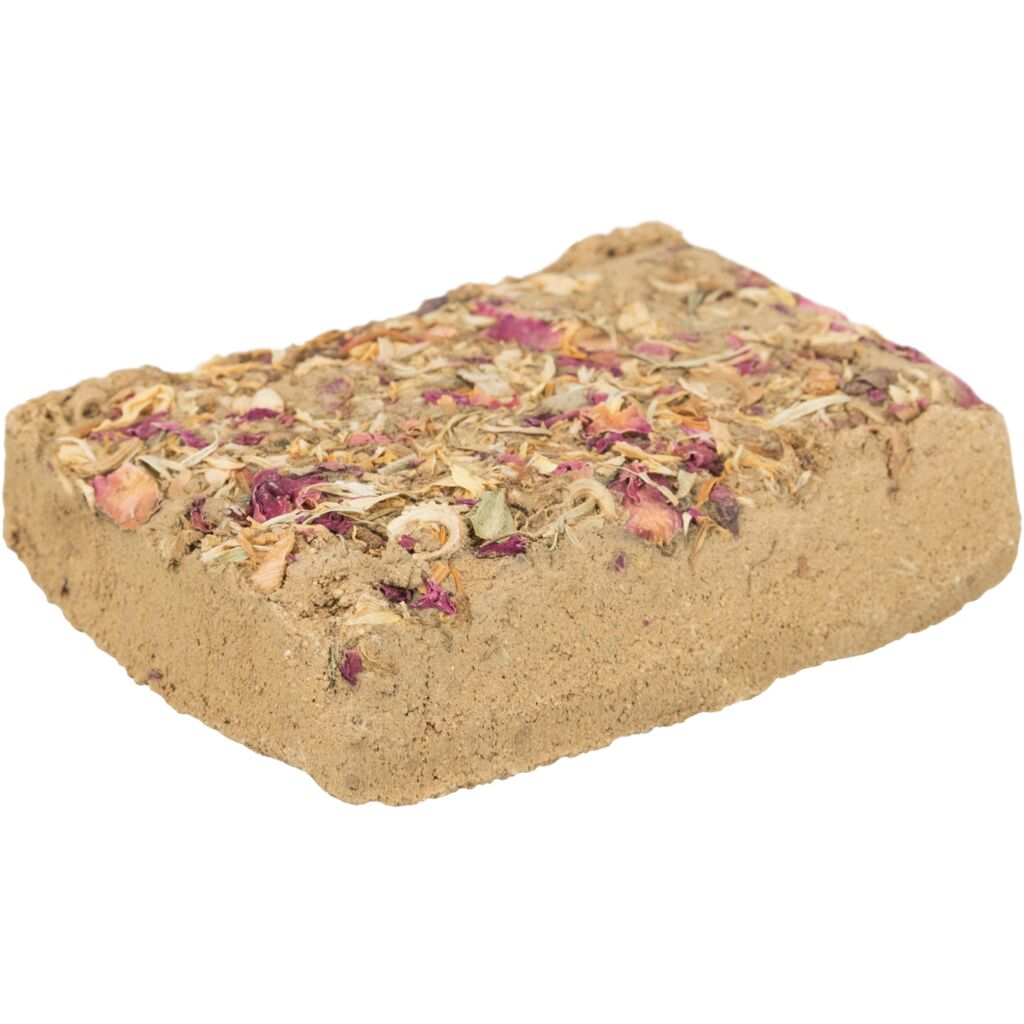 Lehmstein mit Blüten-Pfoten Feinstes