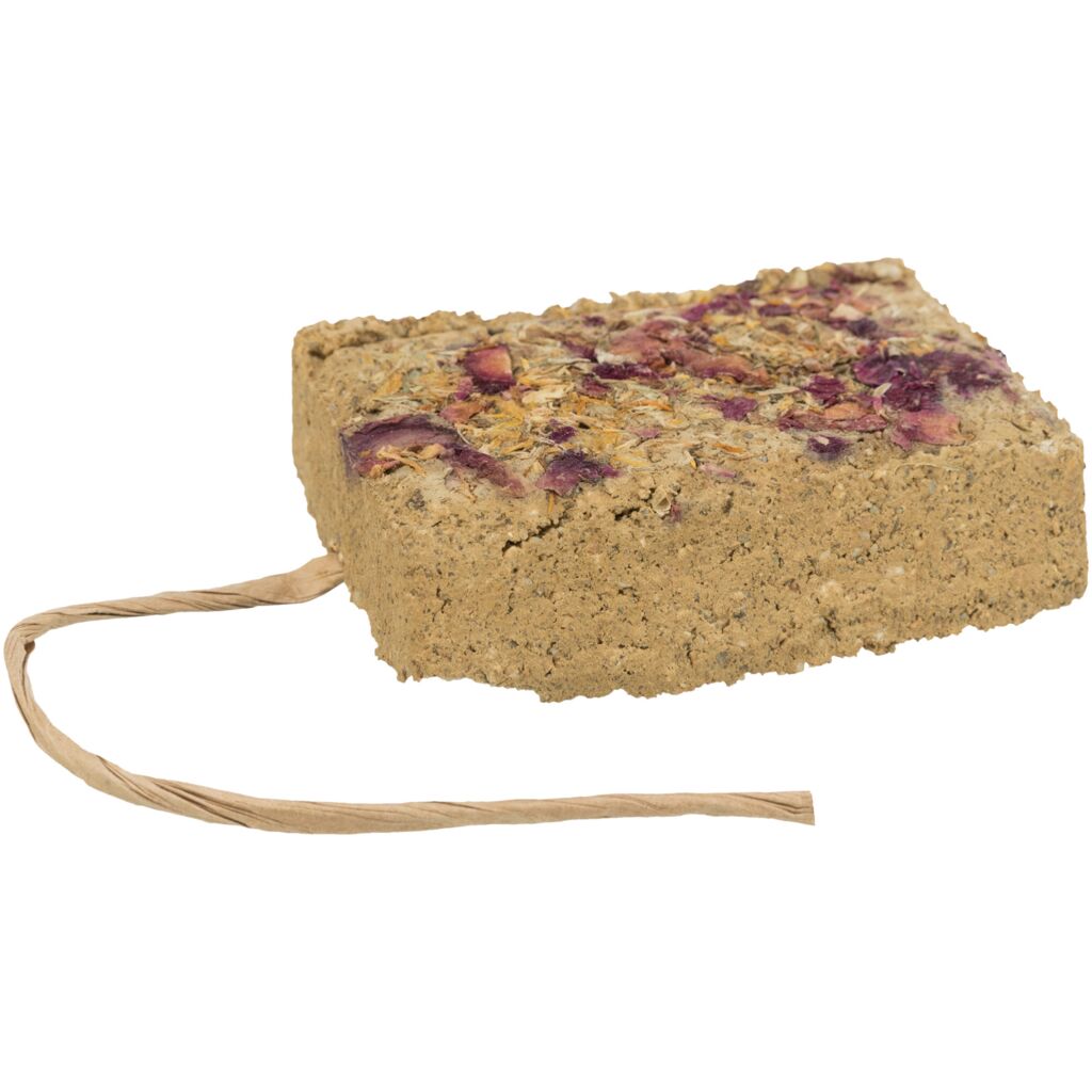 Lehmstein mit Blüten-Pfoten Feinstes