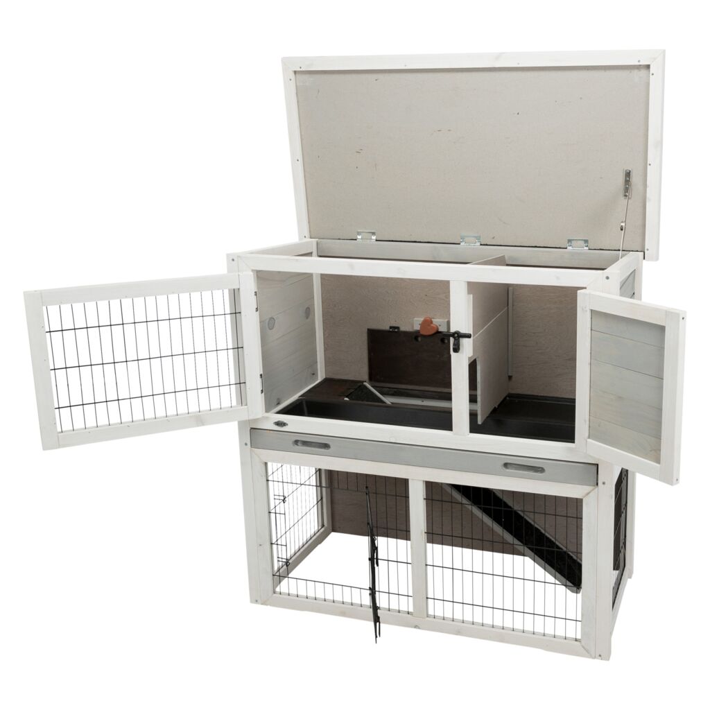 Meerschweinchenstall mit Freilauf-Pfoten Feinstes