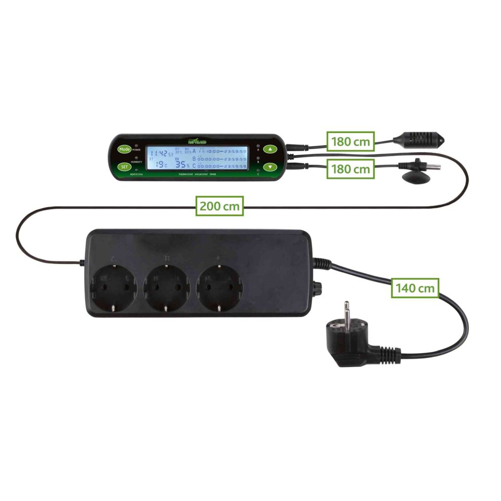 Digitaler Thermo-/Hygrostat-Pfoten Feinstes