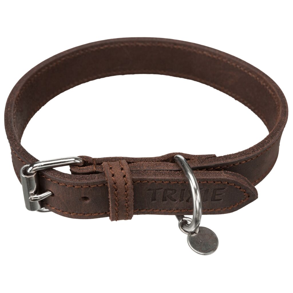 Rustic Fettleder-Halsband-Pfoten Feinstes