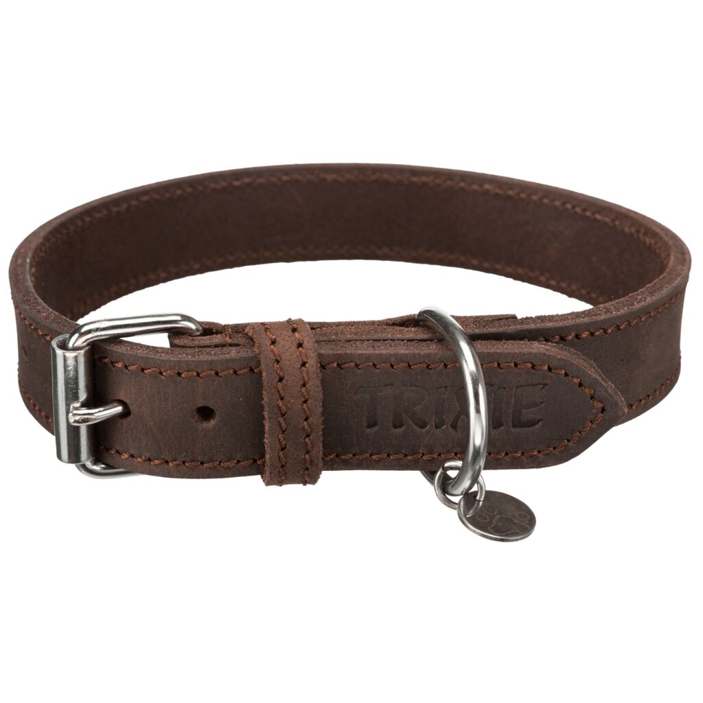 Rustic Fettleder-Halsband-Pfoten Feinstes