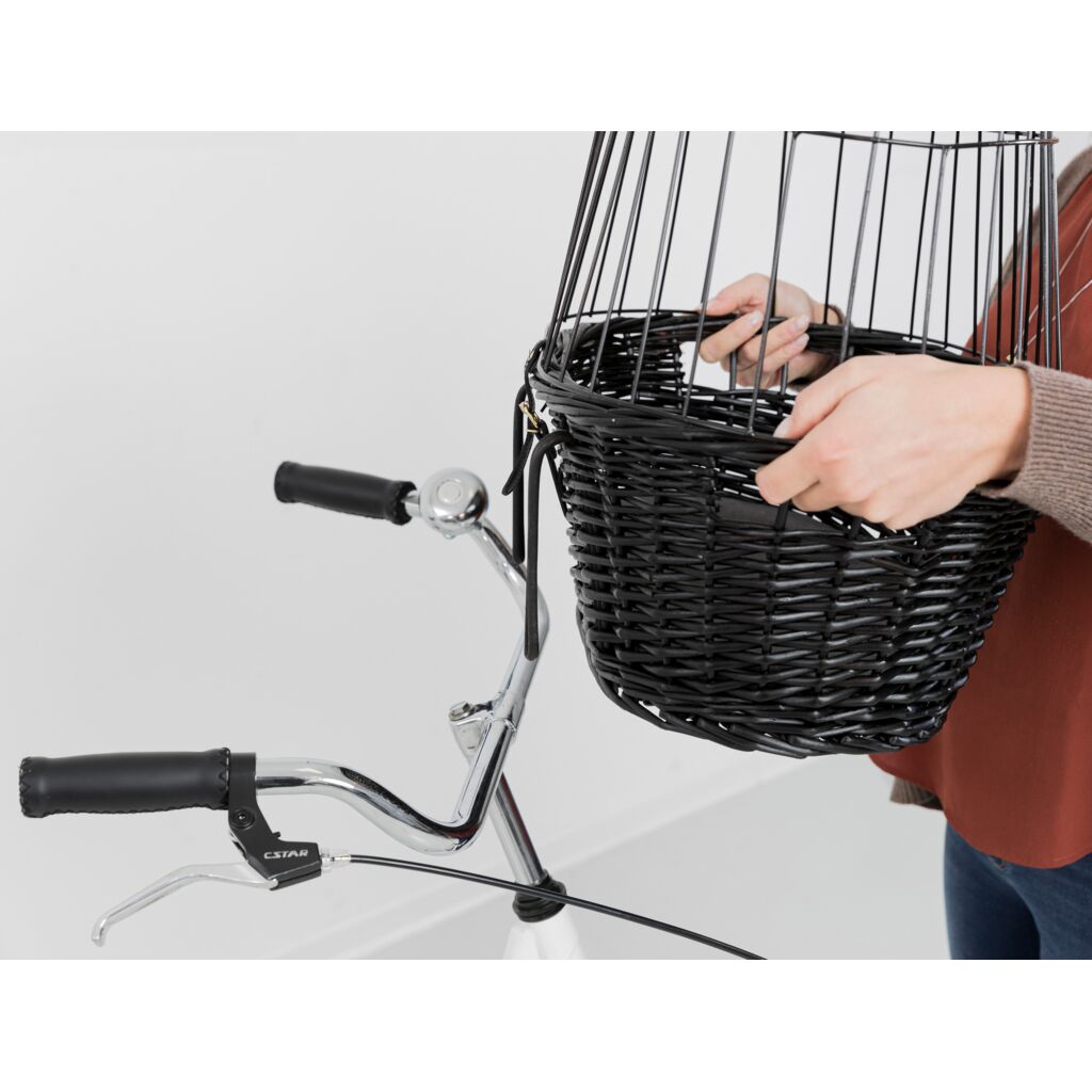 Hundefahrradkorb-Pfoten Feinstes