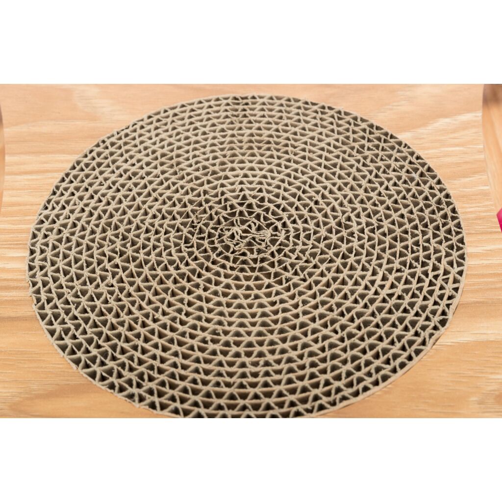 Kratzpappe mit Holzrahmen-Pfoten Feinstes