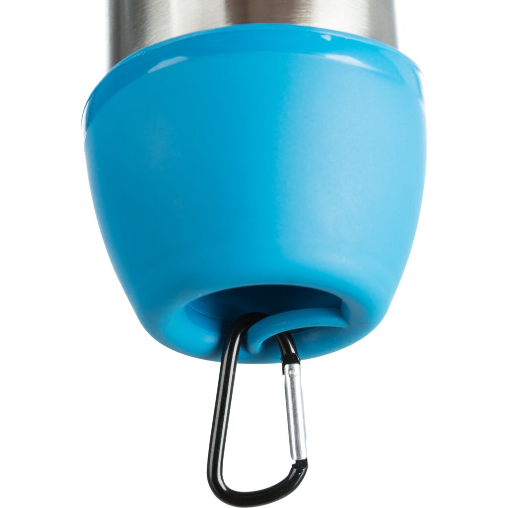 Edelstahl Flasche mit Trinknapf-Pfoten Feinstes