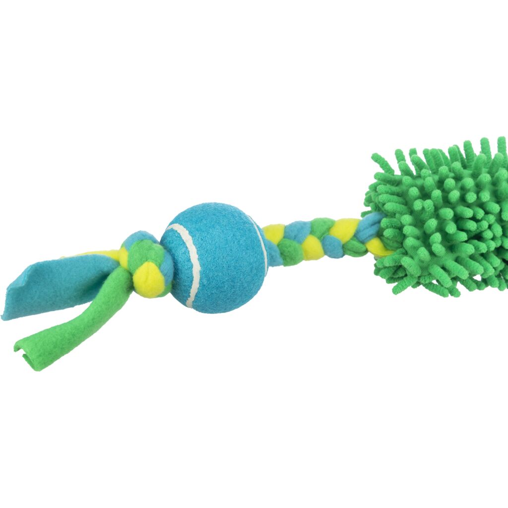 Bungee Tugger mit Tennisball, Plüsch-Pfoten Feinstes