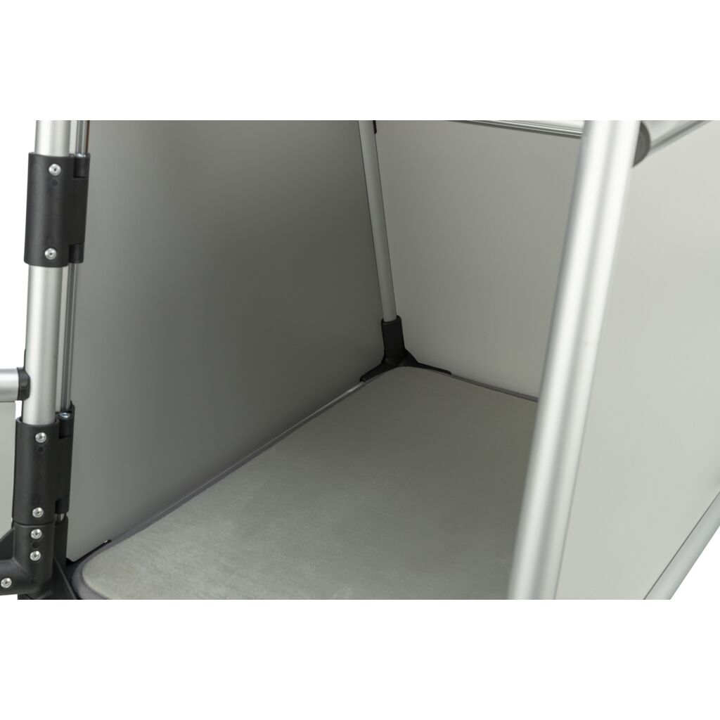 Doppel-Transportbox, Aluminium-Pfoten Feinstes