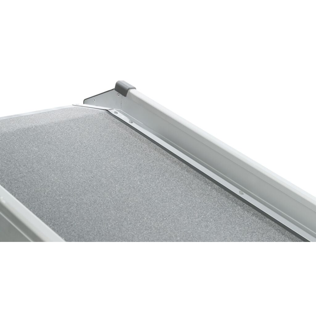 2-fach Teleskop-Rampe, Aluminium/Sandpapier-Pfoten Feinstes