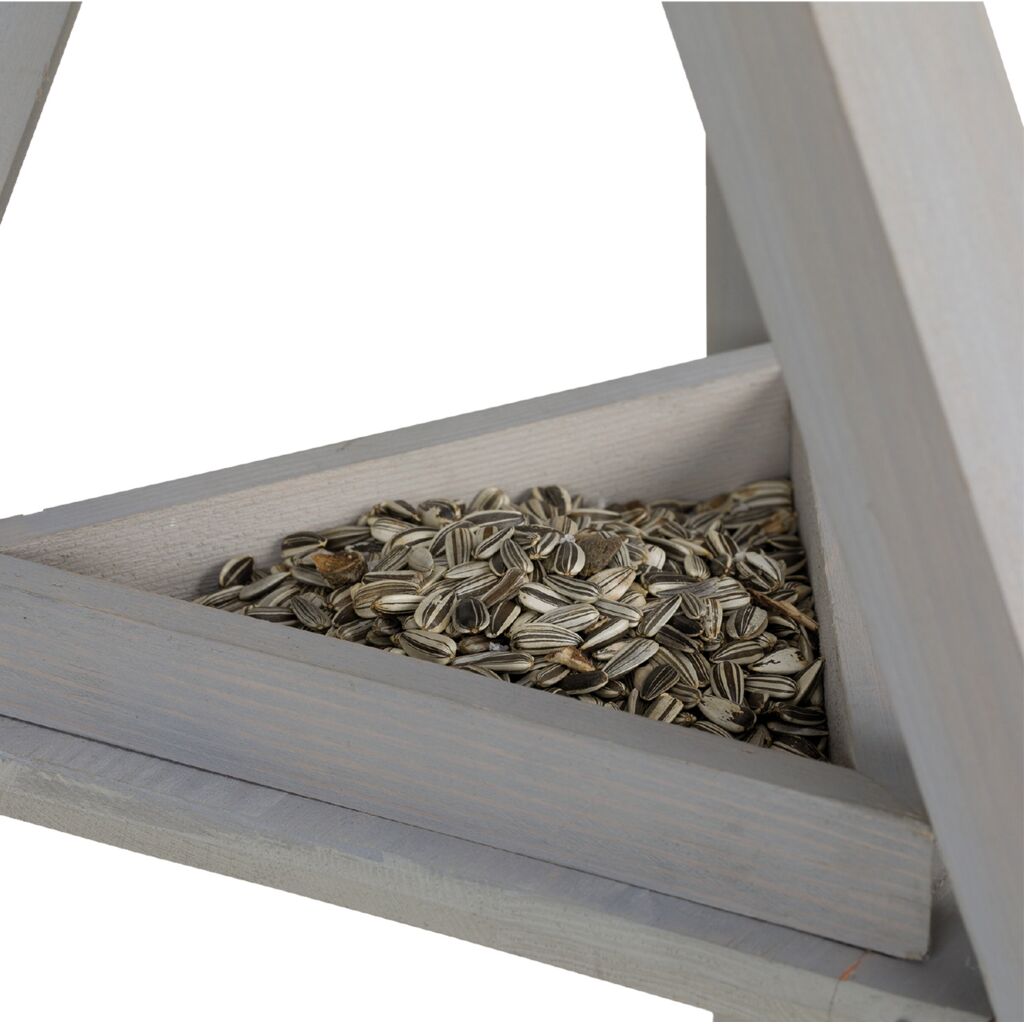 Vogelfutterhaus zum Aufstellen-Pfoten Feinstes