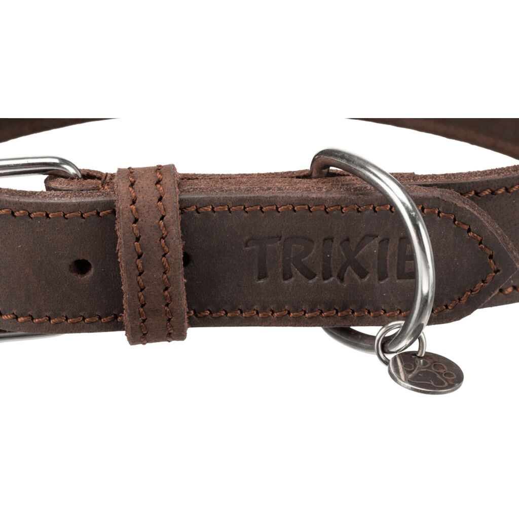 Rustic Fettleder-Halsband-Pfoten Feinstes