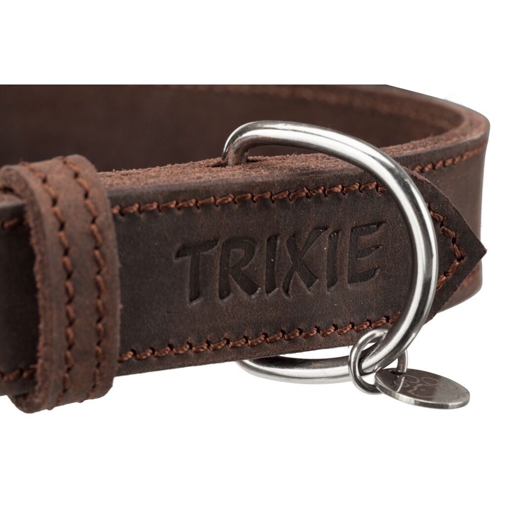 Rustic Fettleder-Halsband-Pfoten Feinstes