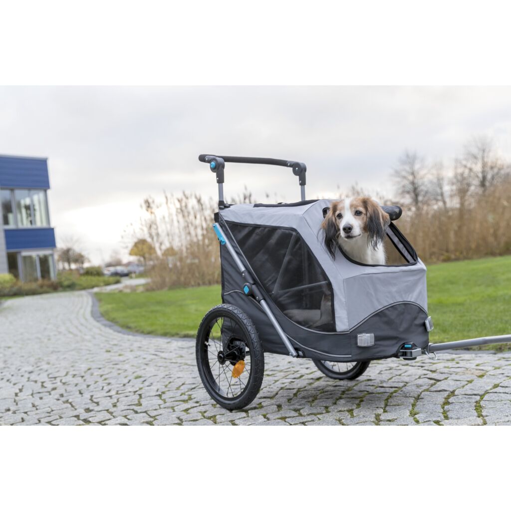 Fahrrad-Anhänger für Hunde-Pfoten Feinstes