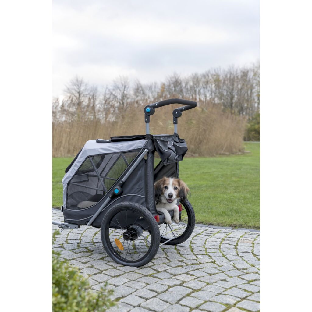 Fahrrad-Anhänger für Hunde-Pfoten Feinstes
