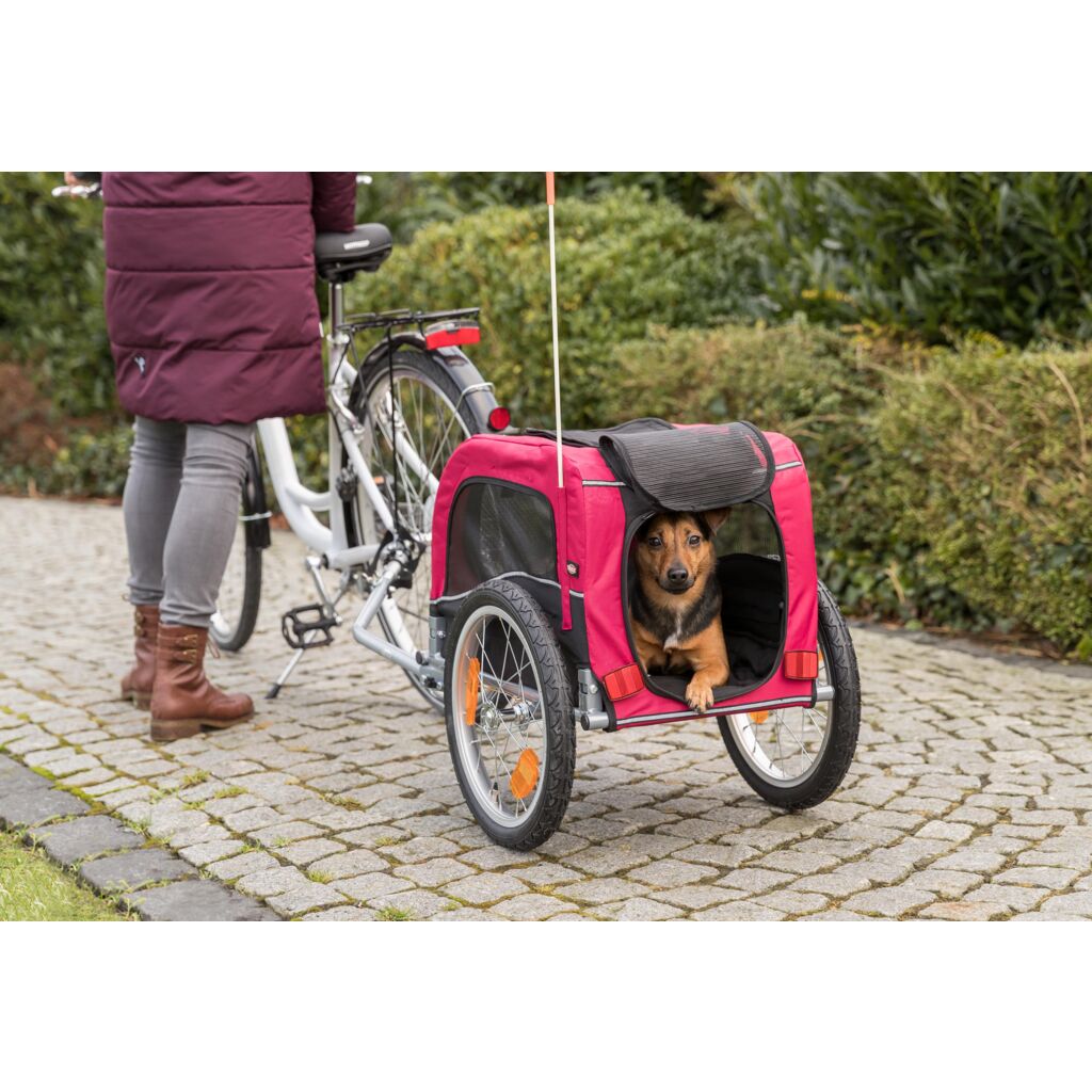Hundefahrradanhänger-Pfoten Feinstes