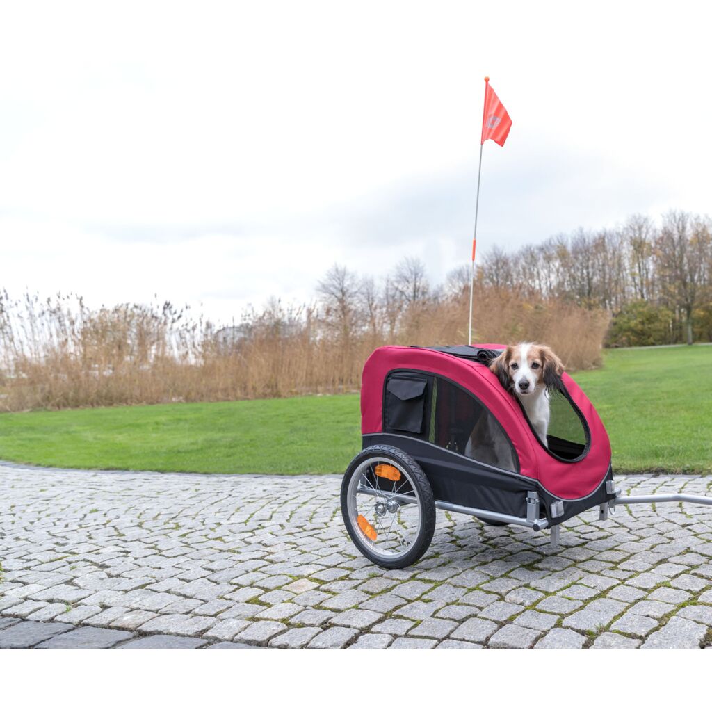 Hundefahrradanhänger-Pfoten Feinstes