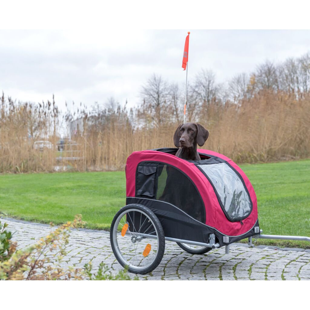Hundefahrradanhänger-Pfoten Feinstes
