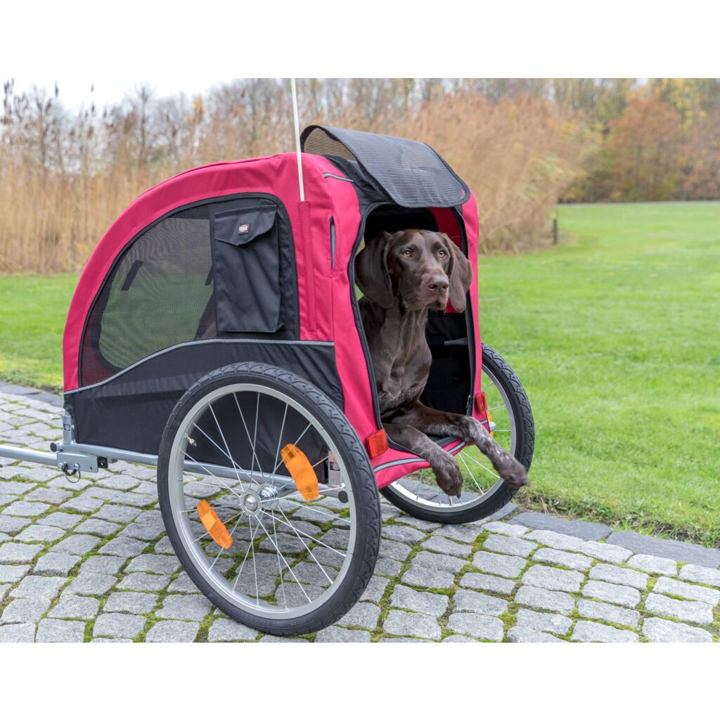 Hundefahrradanhänger-Pfoten Feinstes