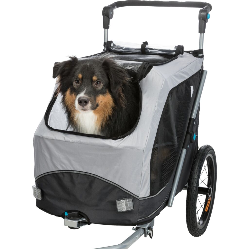 Fahrrad-Anhänger für Hunde-Pfoten Feinstes