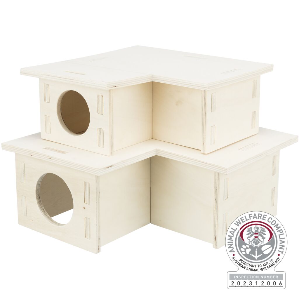 Mehrkammerhaus, 3 Kammern-Pfoten Feinstes