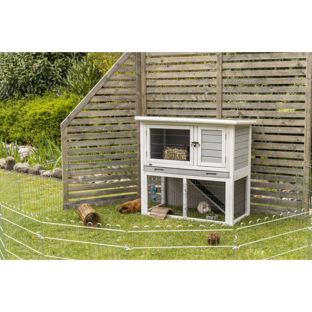 Meerschweinchenstall mit Freilauf-Pfoten Feinstes