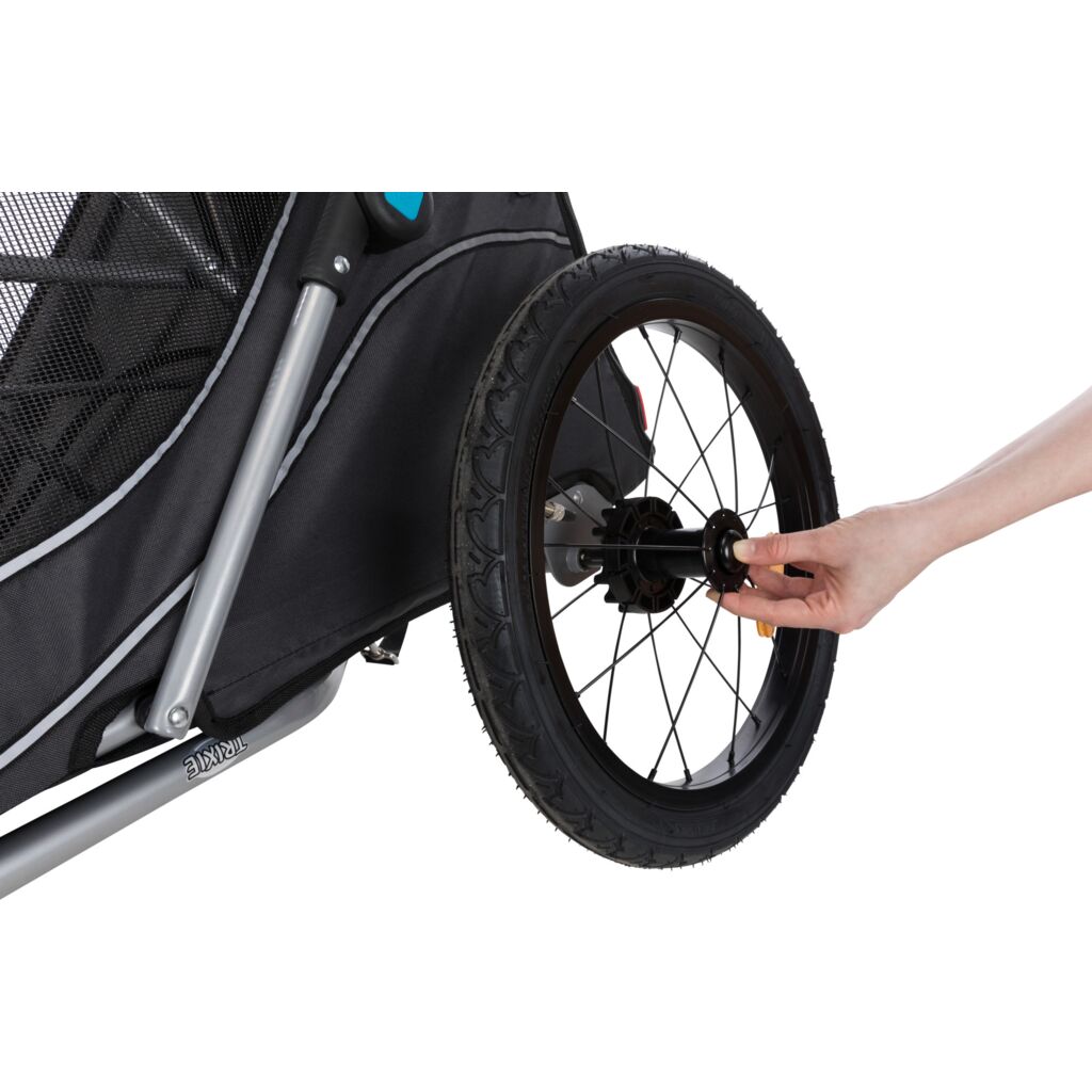 Fahrrad-Anhänger für Hunde-Pfoten Feinstes