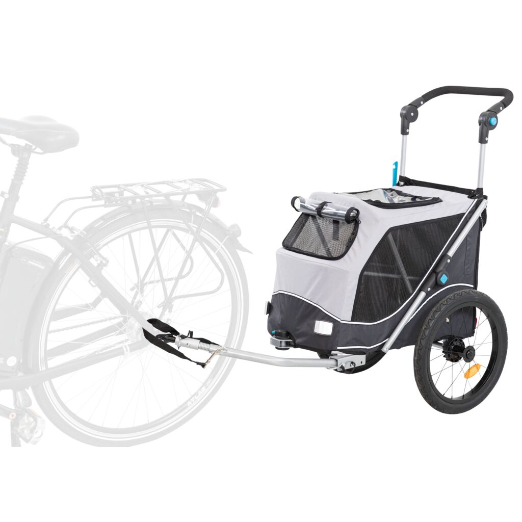 Fahrrad-Anhänger für Hunde-Pfoten Feinstes