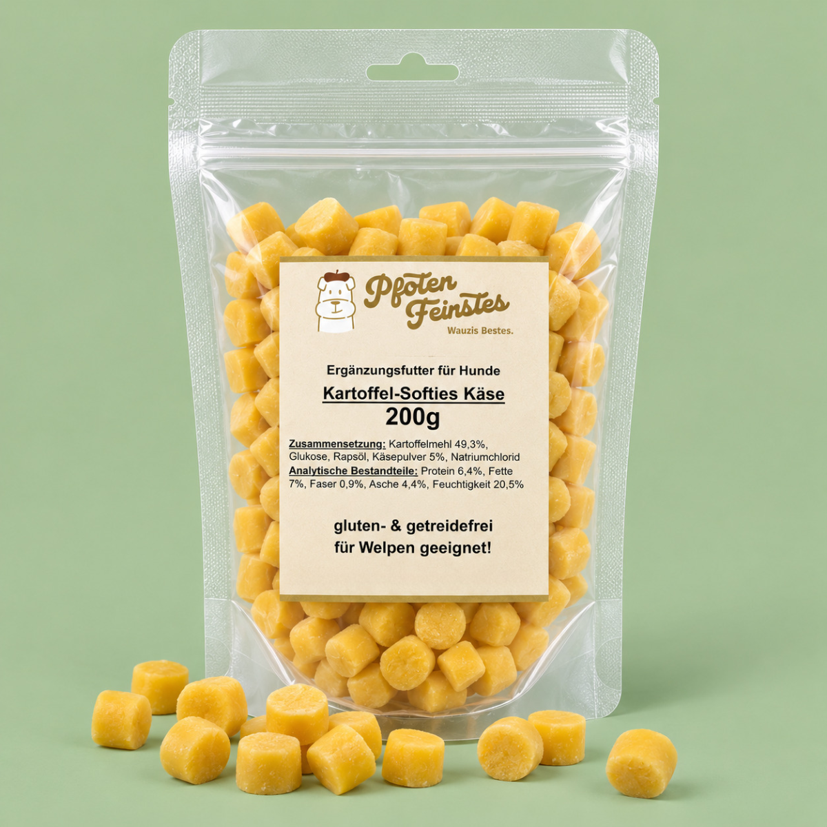Kartoffel Käse Softies für Hunde – weicher Trainingssnack und ideale Belohnung