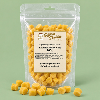 Kartoffel Käse Softies für Hunde – weicher Trainingssnack und ideale Belohnung