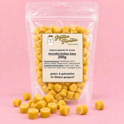Kartoffel Käse Softies für Hunde – weicher Trainingssnack und ideale Belohnung