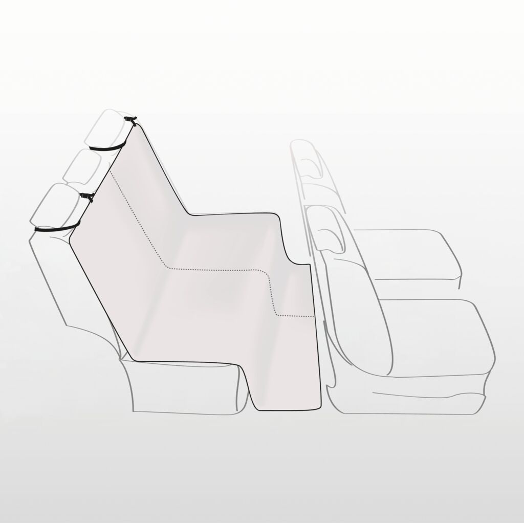 Auto-Schondecke, teilbar-Pfoten Feinstes