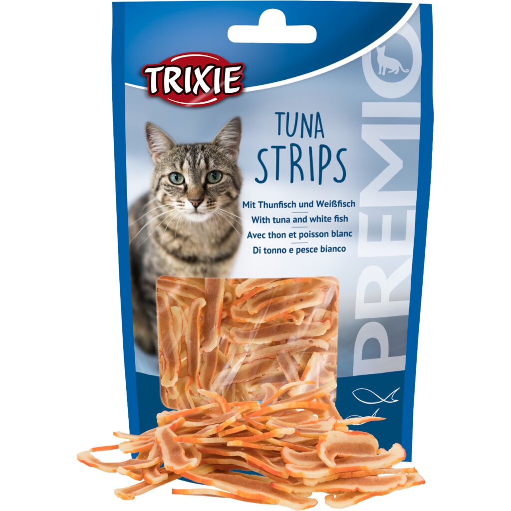 Premio Strips mit Thunfisch &amp; Weißfisch-Pfoten Feinstes