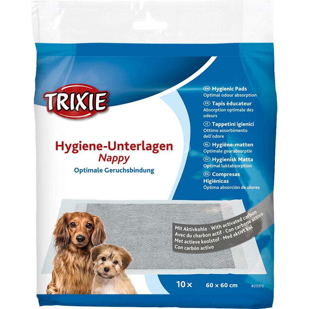 Hygiene-Unterlage Nappy mit Aktivkohle-Pfoten Feinstes