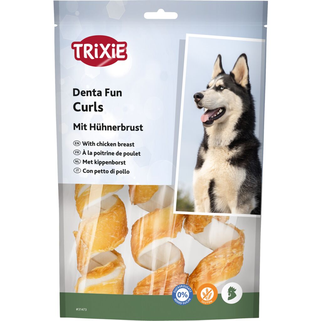 Curls mit Hühnerbrust-Pfoten Feinstes