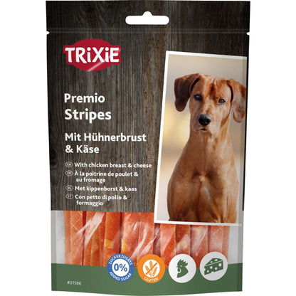 Stripes mit Hühnerbrust &amp; Käse-Pfoten Feinstes